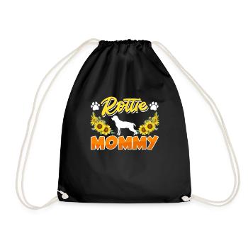 ROTTIE MOMMY Rottweiler Propriétaire Rottweiler - Sac de sport léger - noir - Devant