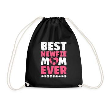 Maman chien MEILLEURE MAMAN NEWFIE DE TOUS LES TEMPS Terre-Neuve - Sac de sport léger - noir - Devant