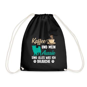 Aussie CAFÉ ET MON AUSSIE TOUT CE DONT J’AI BESOIN - Sac de sport léger - noir - Devant
