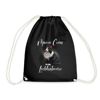 MAINE COON LIEBHABERIN Katzenmama Maine Coon - Turnbeutel - Schwarz - Vorne