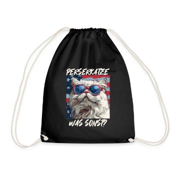 CHAT PERSAN QUOI D’AUTRE ? Chats persans cool - Sac de sport léger - noir - Devant