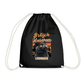 British Shorthair Owners BRITISH SHORTHAIR - Drawstring Bag - black - Front
