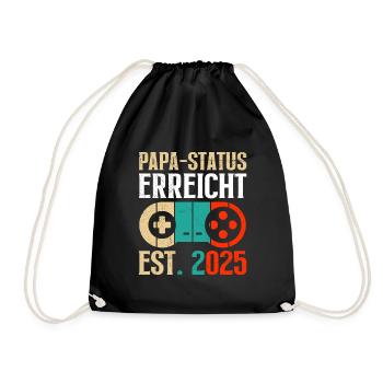 STATUT DE PAPA ATTEINT EST. 2025 JoueurPapa devenant - Sac de sport léger - noir - Devant