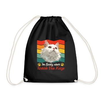 Propriétaire d’un chat POSSÉDER UN CHAT TURC - Sac de sport léger - noir - Devant