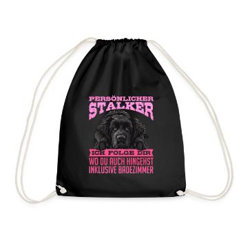 Terre-Neuve HARCELEUR PERSONNEL SUIVEZ-VOUS - Sac de sport léger - noir - Devant