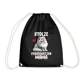 Chat Persan PROUD PERSIAN CATS MAMAN Persan - Sac de sport léger - noir - Devant