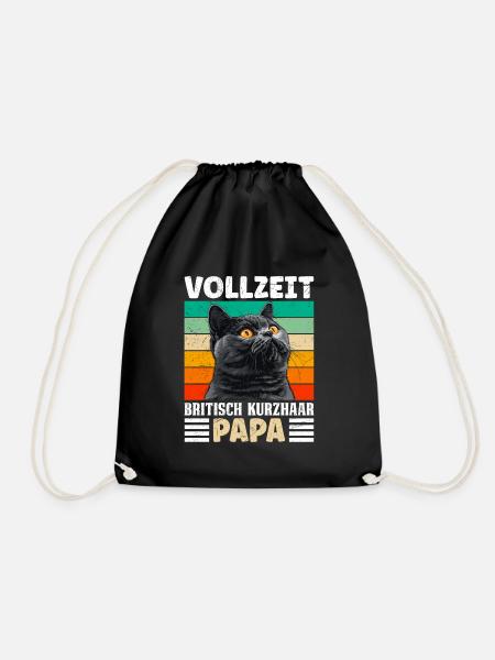 Britische Kurzhaar VOLLZEIT BRITISCH KURZHAAR DAD - Turnbeutel - Schwarz