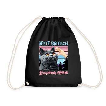 Maman chat BEST BRITISH SHORTHAIR MOM - Sac de sport léger - noir - Devant