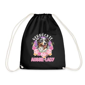 Berger Australien CRAZY AUSSIE LADY Fleurs - Sac de sport léger - noir - Devant