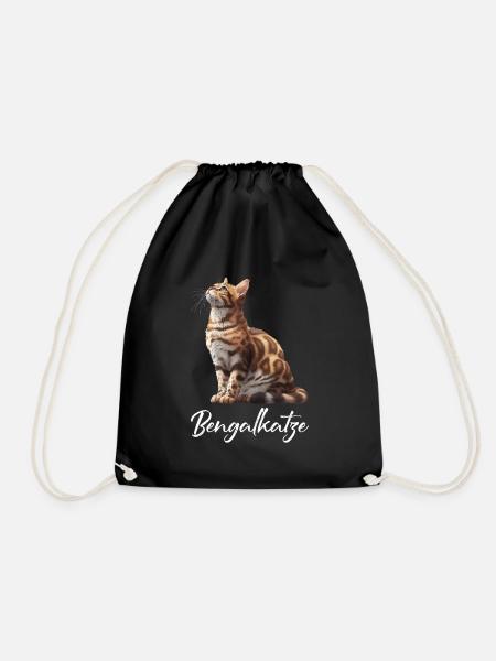 Propriétaire de chat Bengal Amoureux des chats Bengal Bengal - Sac de sport léger - noir