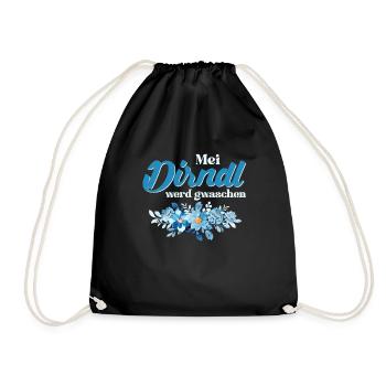Dirndl Replacement Outfit MEI DIRNDL WERD GWASCH - Drawstring Bag - black - Front
