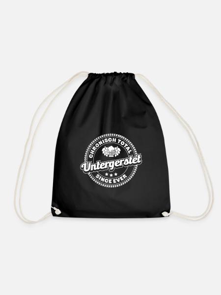 Chronisch Total untergersted Bierzelt Bier - Turnbeutel - Schwarz