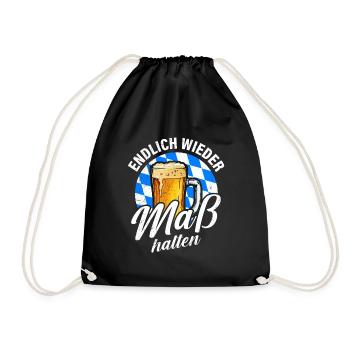 Enfin la modération redevient le slogan de la Bavière - Sac de sport léger - noir - Devant