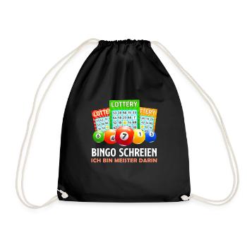 BINGO CRIER JE SUIS UN MAÎTRE DANS CE DOMAINE DRÔLE - Sac de sport léger - noir - Devant