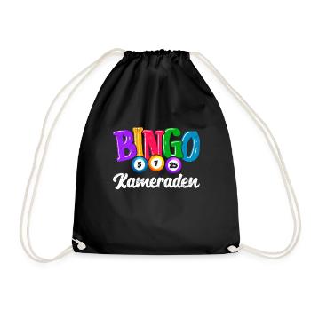 Bingo Lovers BINGO COMRADES Funny Bingo - Drawstring Bag - black - Front