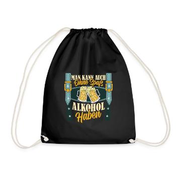 Tente à bière VOUS POUVEZ BOIRE DE L’ALCOOL SANS VOUS AMUSER - Sac de sport léger - noir - Devant