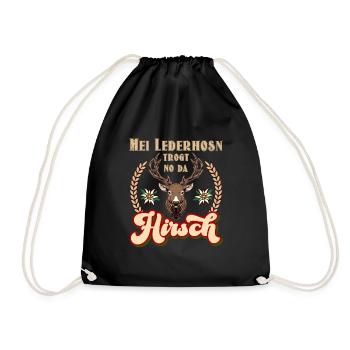 Munich Volksfest MEI LEDERHOSEN NE PORTE PAS DE HIRSCH - Sac de sport léger - noir - Devant