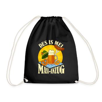 Münchner Volksfest MEI MASS-ANZUG Lustiges - Sac de sport léger - noir - Devant