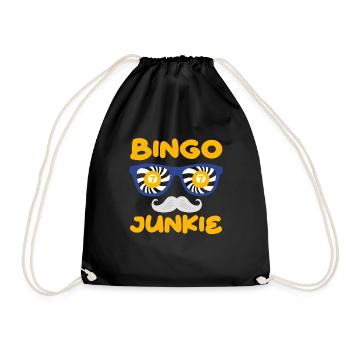 Bingo Player BINGO JUNKIE Binge Lover - Drawstring Bag - black - Front
