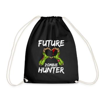 Costume d’Halloween Enfants FUTURE ZOMBIE HUNTER - Sac de sport léger - noir - Devant
