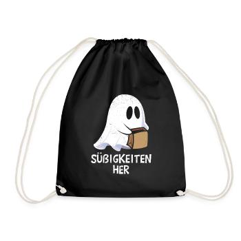 Costume d’Halloween Enfants SWEETS HER Funny - Sac de sport léger - noir - Devant