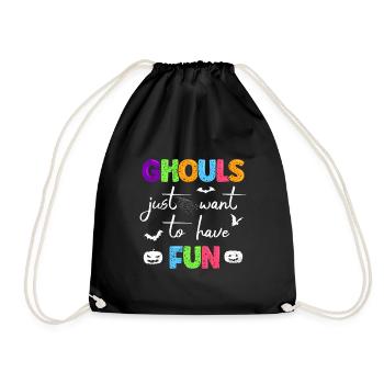 LES GOULES DE LA FÊTE D’HALLOWEEN VEULENT JUSTE S’AMUSER - Sac de sport léger - noir - Devant