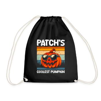 Costume d’Halloween Enfants PATCH’S COOLEST PUMPKIN - Sac de sport léger - noir - Devant