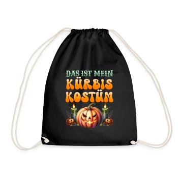 Halloween C’EST MON COSTUME DE CITROUILLE Enfants - Sac de sport léger - noir - Devant