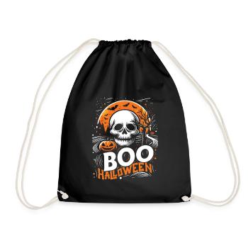 Halloween Costume BOO HALLOWEEN Spooky - Sac de sport léger - noir - Devant