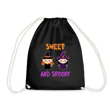 Halloween Kinder SWEET AND SPOOKY Halloween - Turnbeutel - Schwarz - Vorne