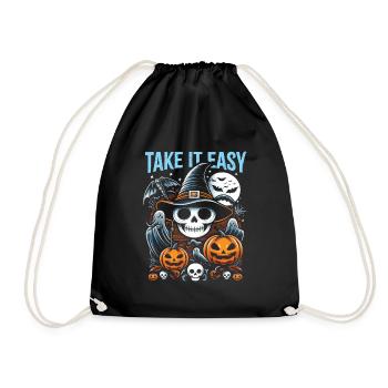 Costume d’Halloween Enfants TAKE IT EASY Fun - Sac de sport léger - noir - Devant