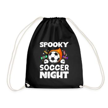 Costume d’Halloween SPOOKY SOCCER NIGHT Fan de football - Sac de sport léger - noir - Devant