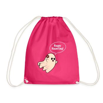 Halloween Kostüm Kinder FRÖHLICHES SPUKEN - Turnbeutel - Fuchsia - Vorne