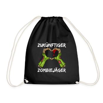 Costume d’Halloween Enfants FUTURE ZOMBIE HUNTER - Sac de sport léger - noir - Devant