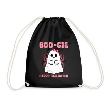 Halloween Party BOO-GIE HAPPY HALLOWEEN Horror - Drawstring Bag - black - Front