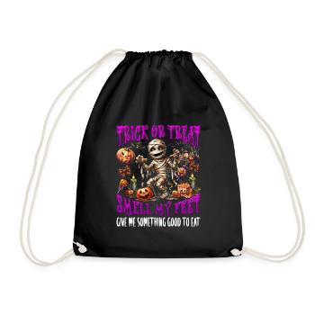 Halloween TRICK OR TREAT DONNEZ-MOI QUELQUE CHOSE DE BIEN - Sac de sport léger - noir - Devant