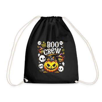 Halloween Costume Kids THE BOO CREW Fun - Drawstring Bag - black - Front