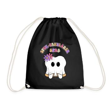 Halloween Party SPUK-TACULAR FUN Funny - Drawstring Bag - black - Front