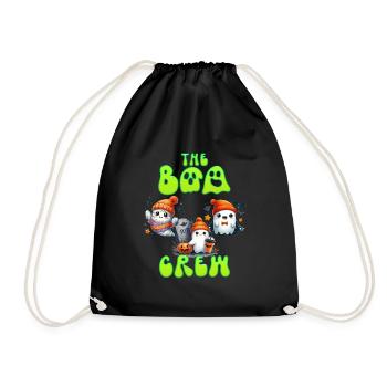 Halloween Costume Kids THE BOO CREW Fun - Drawstring Bag - black - Front