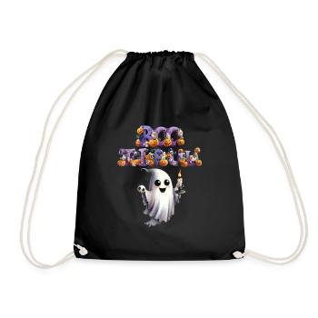 Costume d’Halloween Enfants BOO TIFUL Drôle - Sac de sport léger - noir - Devant