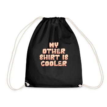 Halloween MON AUTRE CHEMISE EST PLUS COOL Lustiges - Sac de sport léger - noir - Devant