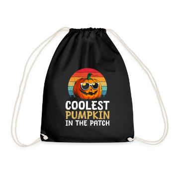 Halloween CITROUILLE LA PLUS COOL DE LA RÉGION Amusant - Sac de sport léger - noir - Devant