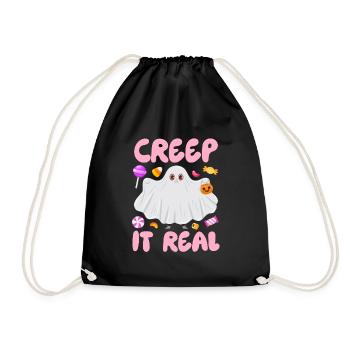 Fête d’Halloween CREEP IT REAL Funny Kids - Sac de sport léger - noir - Devant