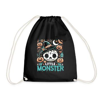 Petit Monstre Enfants Halloween - Sac de sport léger - noir - Devant