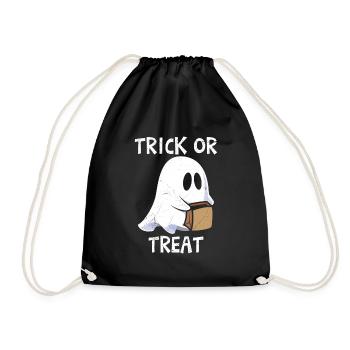 Fête d’Halloween TRICK OR TREAT - Sac de sport léger - noir - Devant