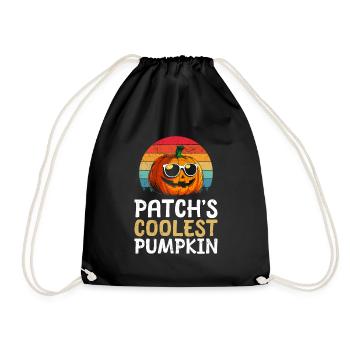 Costume d’Halloween Enfants PATCH’S COOLEST PUMPKIN - Sac de sport léger - noir - Devant
