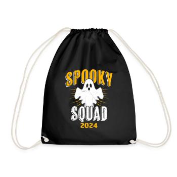 Halloween Kostüm Kinder SPOOKY SQUAD 2024 - Turnbeutel - Schwarz - Vorne