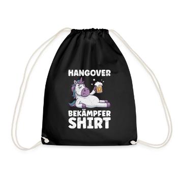 Mallorca HANGOVER BEKÄMPFER SHIRT Lustiges - Turnbeutel - Schwarz - Vorne