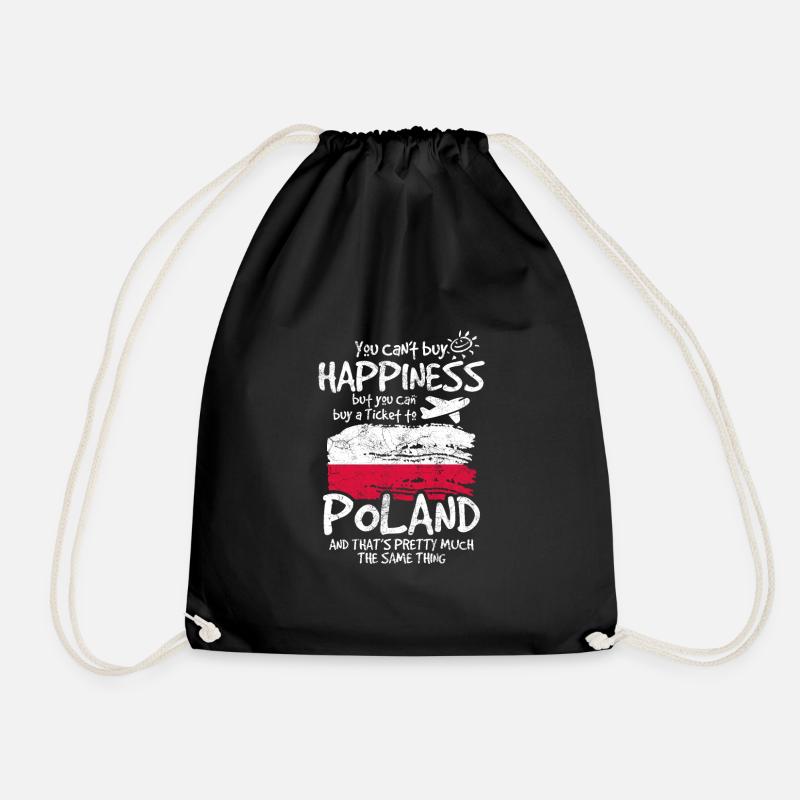 Pologne - Sac de sport léger - noir