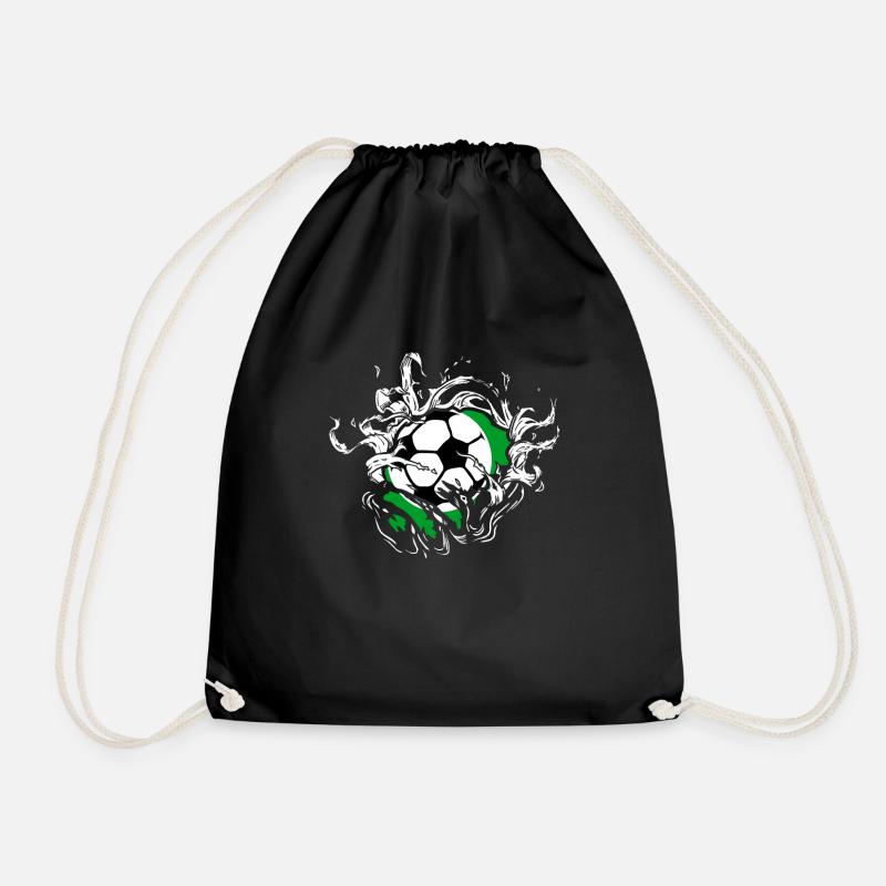 Fußball - Turnbeutel - Schwarz